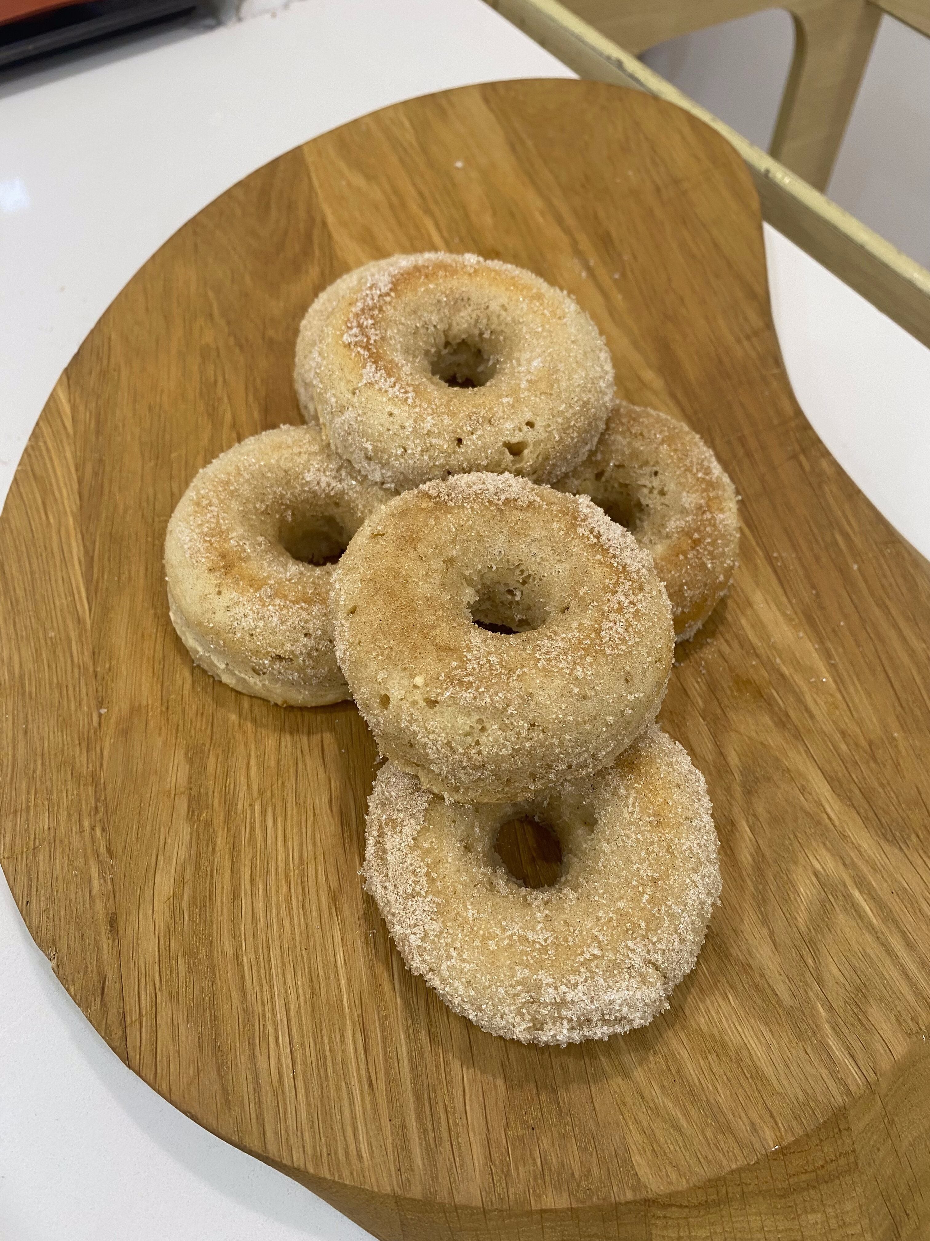 Baked Apple and Cinnamon Doughnuts