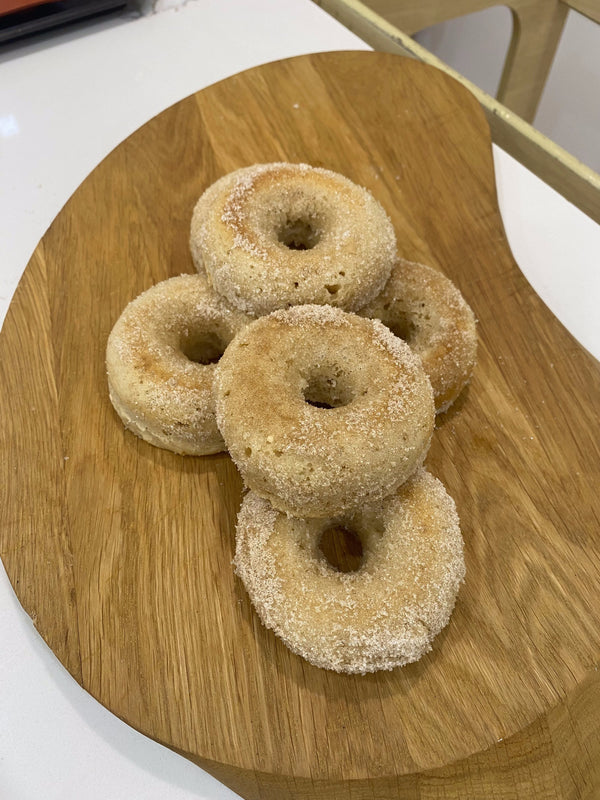 Baked Apple and Cinnamon Doughnuts