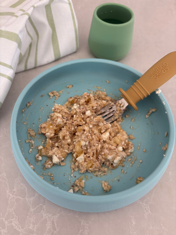 Banana + Cottage Cheese + Oat Mash