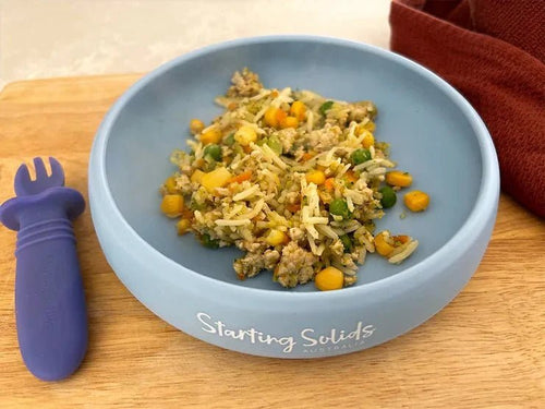 Baby Friendly Fried Rice - Starting Solids