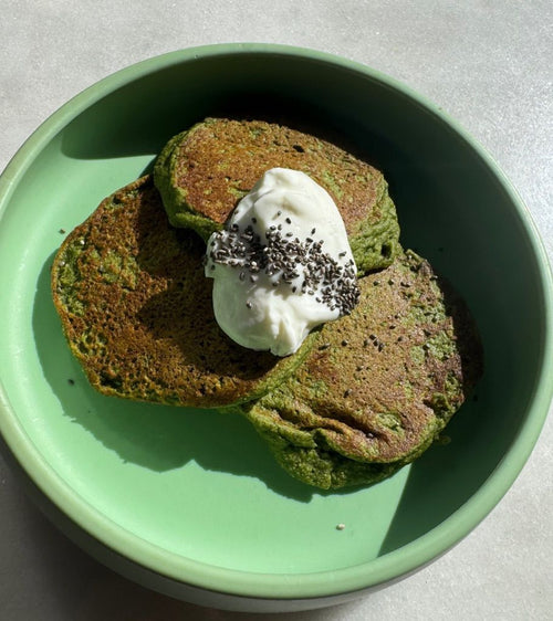 Green "Monster" Pikelets - Starting Solids