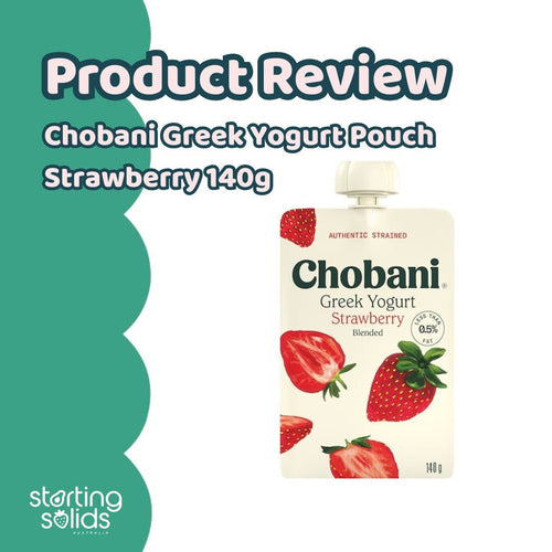 Review: Chobani Greek Yogurt Pouch Strawberry 140g - Starting Solids