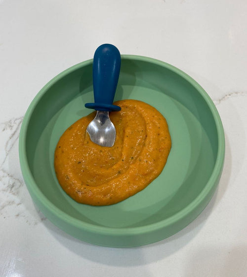 Roast Chicken and Veggie Puree - Starting Solids