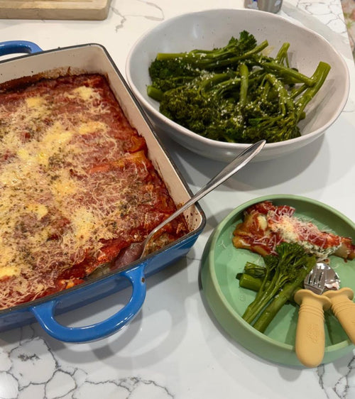 Spinach and Ricotta Cannelloni - Starting Solids