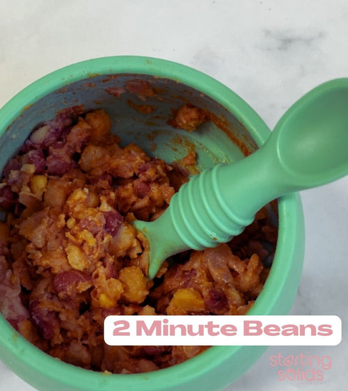2 Minute Beans - Starting Solids