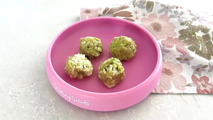 3 Ingredient Rice Balls - Starting Solids