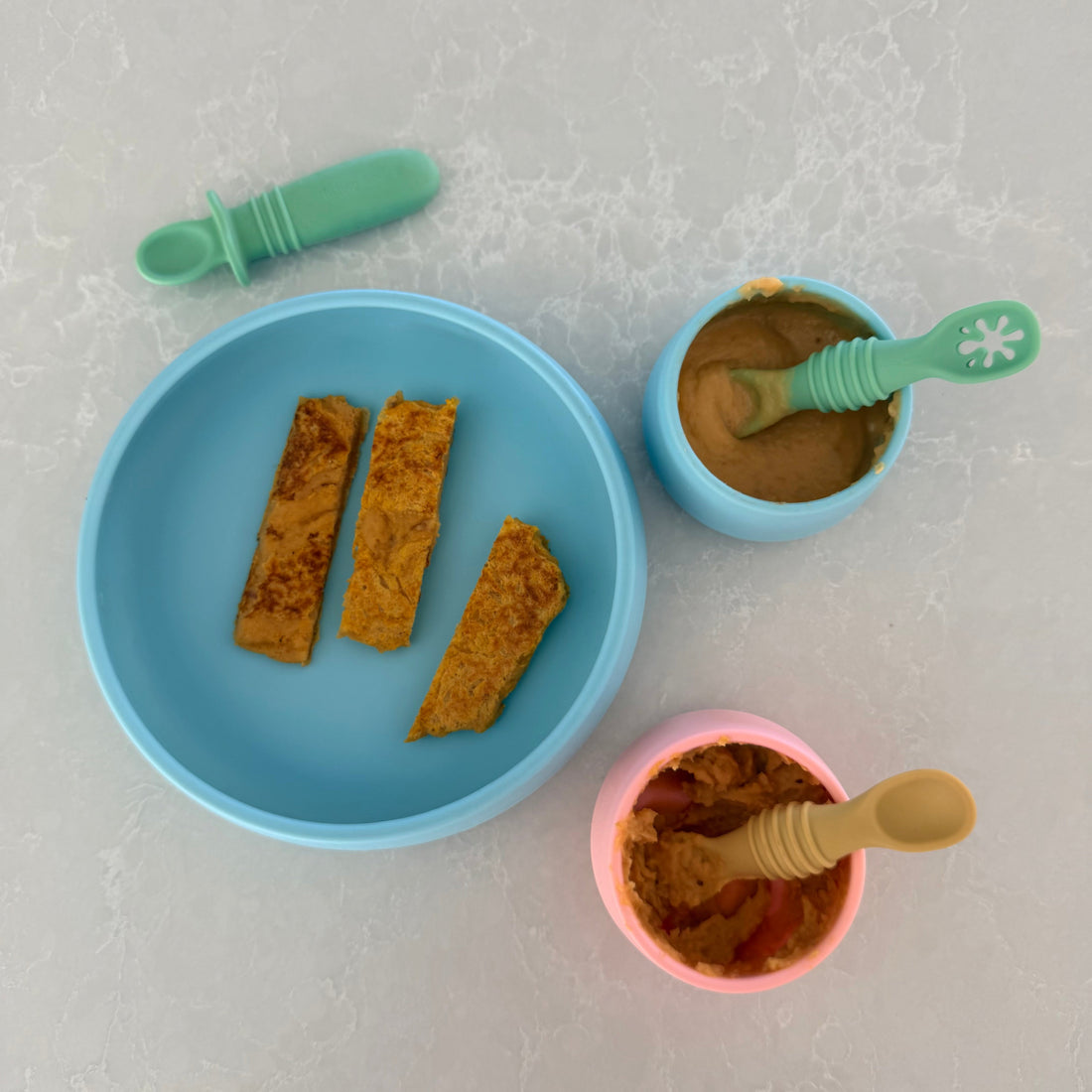 Sweet Potato & Butter Bean Puree (Baby First Food Recipe | BLW Fritter Option)
