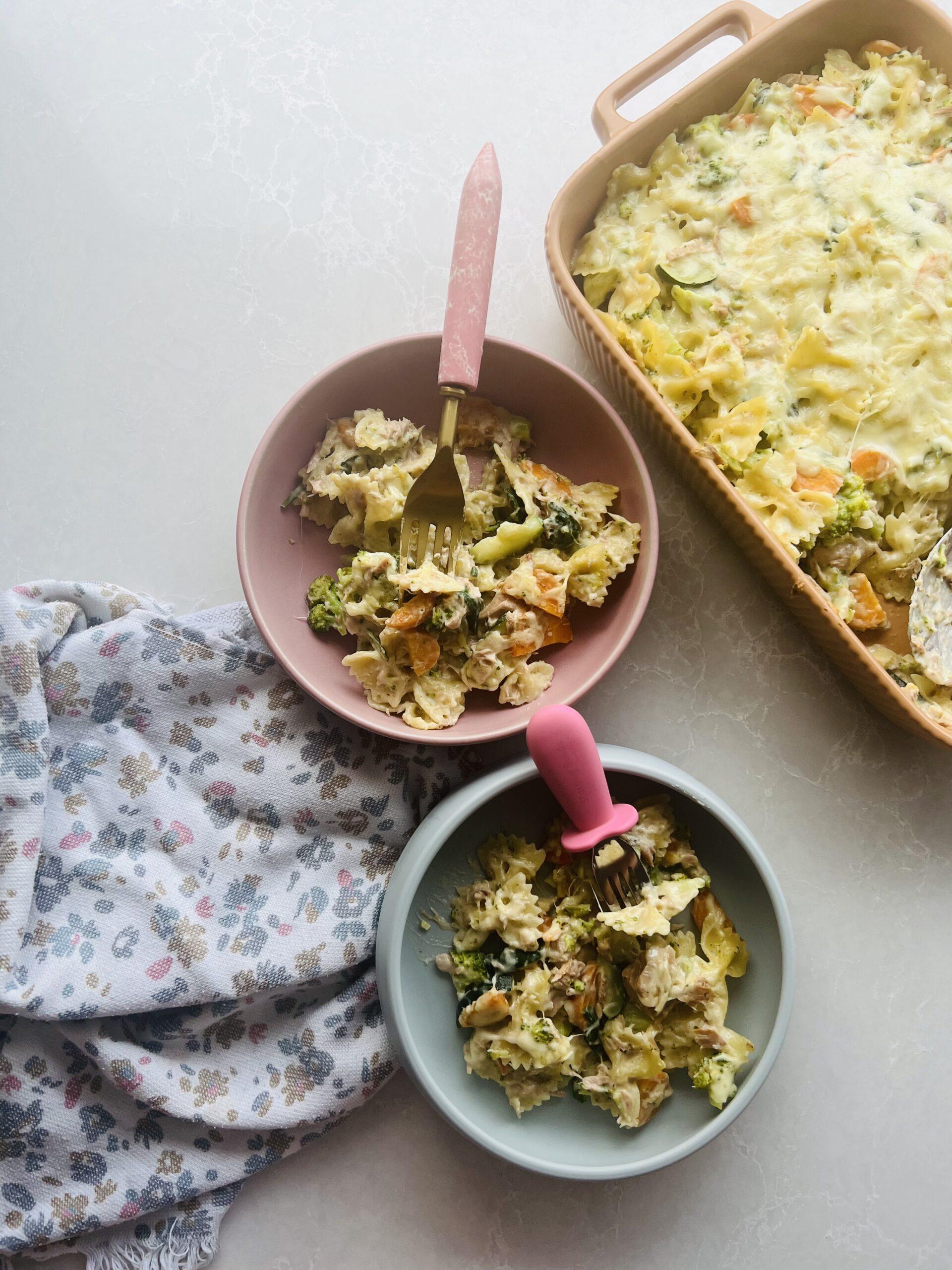 Alfredo Tuna Bake