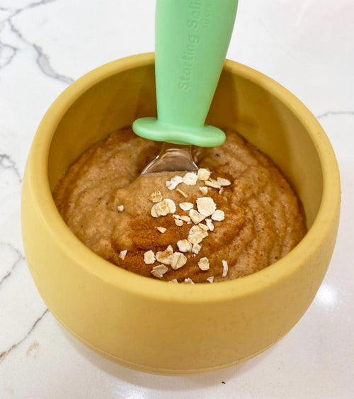 Apple Pie Baby Mash or Purée - Starting Solids