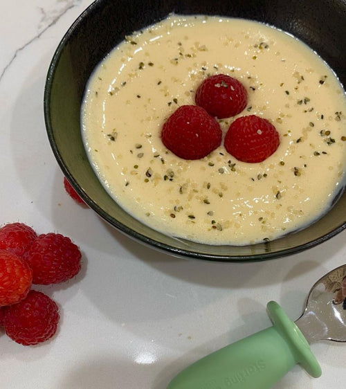 Babies First Custard Recipe - Starting Solids