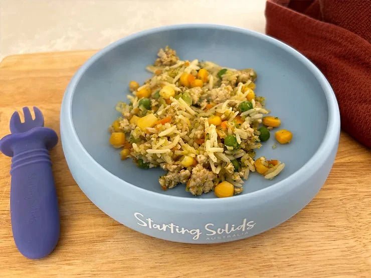 Baby Friendly Fried Rice - Starting Solids