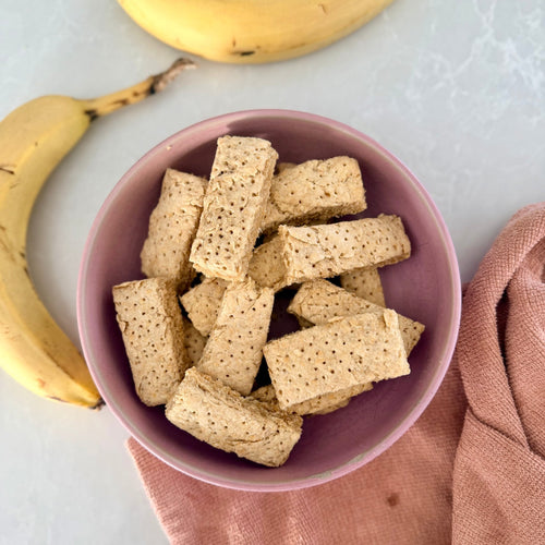 Banana Baby Biscotti Cookies (9+ Months) | BLW Snack Recipe - Starting Solids