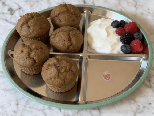 Banana, Raspberry & Almond Muffins | Baby & Toddler Friendly BLW Recipe - Starting Solids