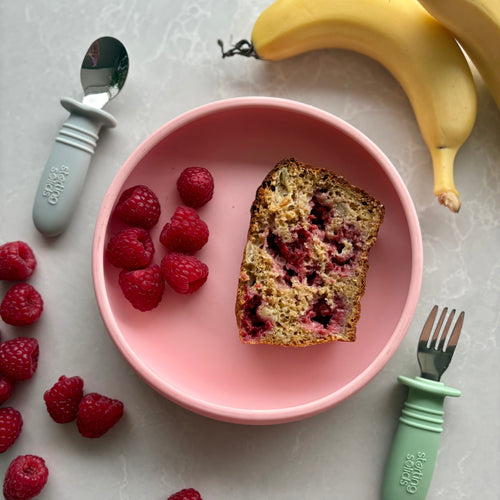Banana & Raspberry Loaf - Starting Solids