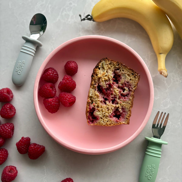 Banana & Raspberry Loaf - Starting Solids