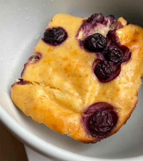 Blueberry and Custard Slice for Babies - Starting Solids