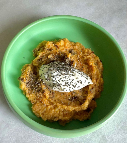 Carrot Cake Breakfast Polenta - Starting Solids