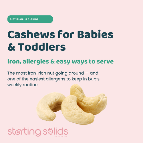 Cashews for Babies & Toddlers: Why We Would Serve This Nut Every Week - Starting Solids