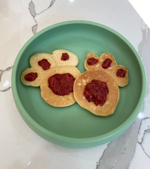 Easter Bunny Paw Pancakes | Baby Friendly Recipe - Starting Solids