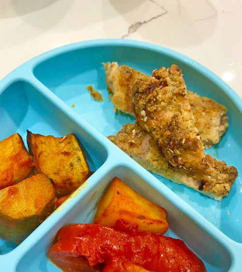 Easy Oven-Baked Italian Crumbed Chicken - Starting Solids