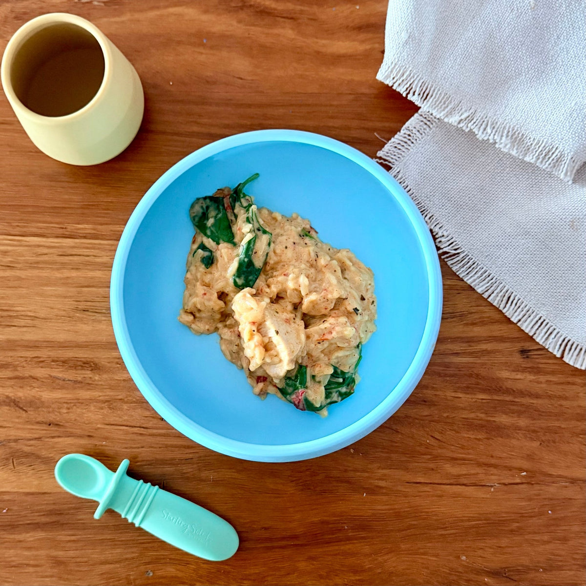 One Pot Baby Friendly Chicken Risoni - Starting Solids
