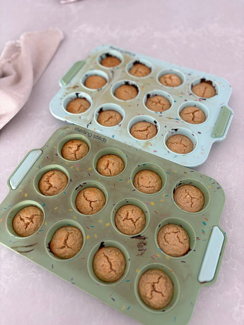 Pear and Oatmeal Cinnamon Muffins - Starting Solids