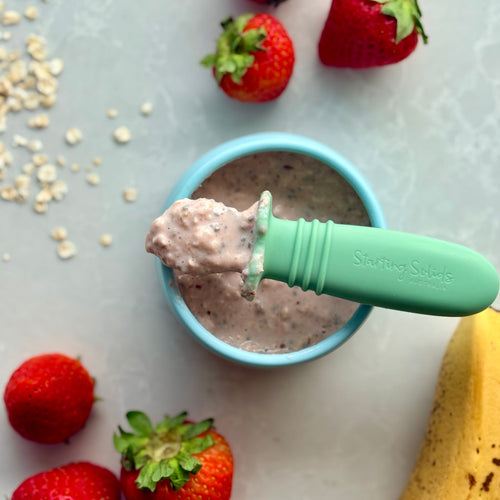 Pouch Project - Strawberry & Chia Yogurt Brekky Puree - Starting Solids