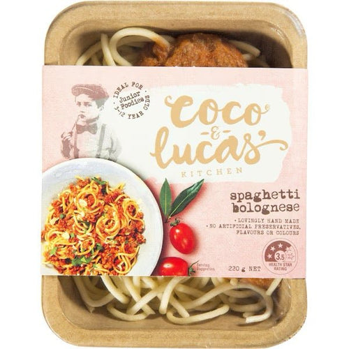 Product Review: Coco & Lucas' Spaghetti Bolognese Frozen Meal 220g - Starting Solids