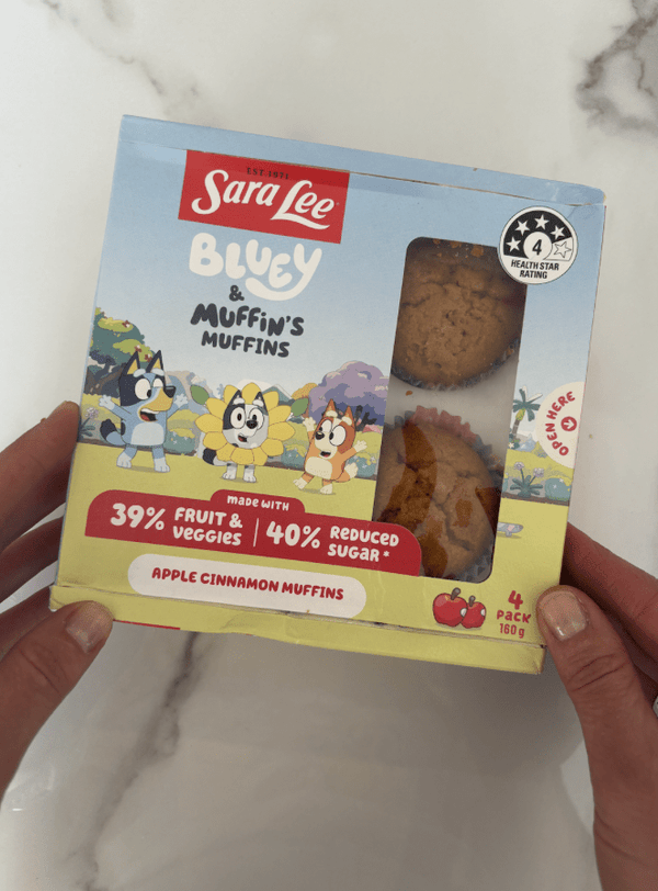 Product Review: Sara Lee Bluey Muffin Apple Cinnamon 160g - Starting Solids