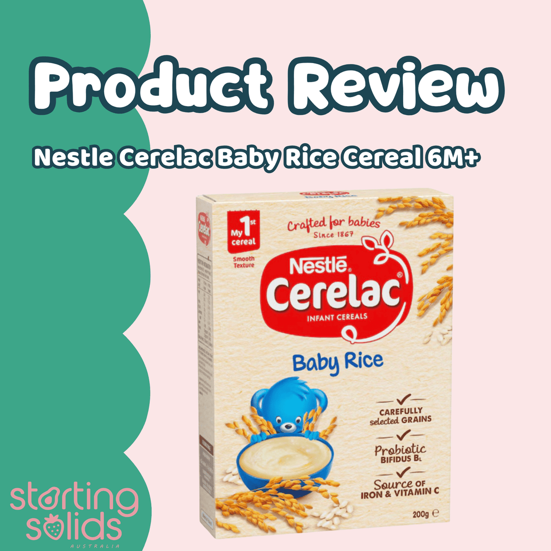 Review: Nestle Cerelac Baby Rice Cereal 6M+ - Starting Solids