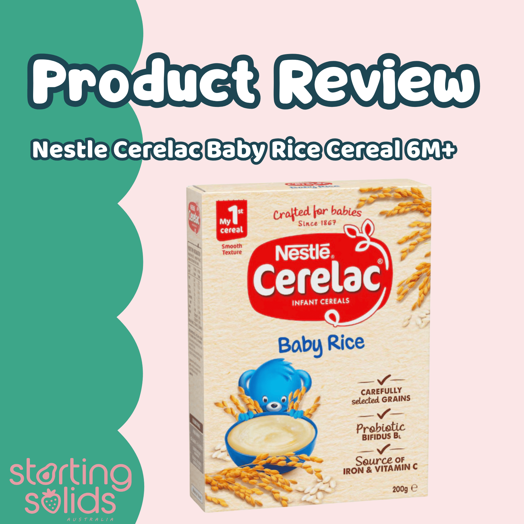 Review: Nestle Cerelac Baby Rice Cereal 6M+ - Starting Solids