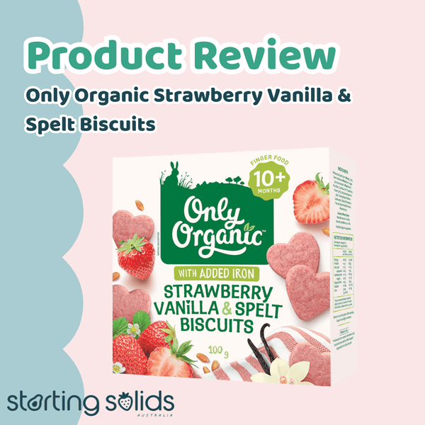 Review: Only Organic Strawberry Vanilla & Spelt Biscuits - Starting Solids