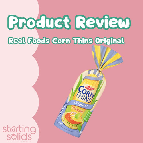 Review: Real Foods Corn Thins Original - Starting Solids