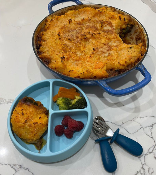 Slow Cooked Kangaroo and Mushroom Shepherd's Pie - Starting Solids