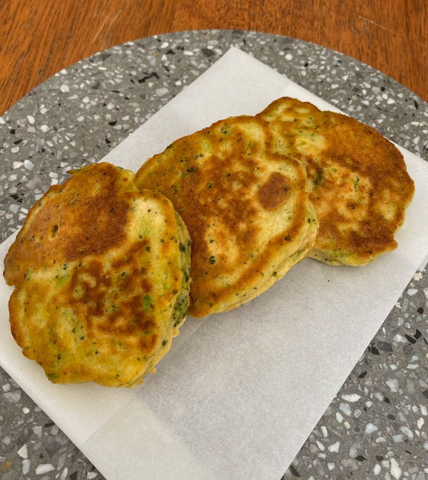 Salmon and Broccoli Fritters