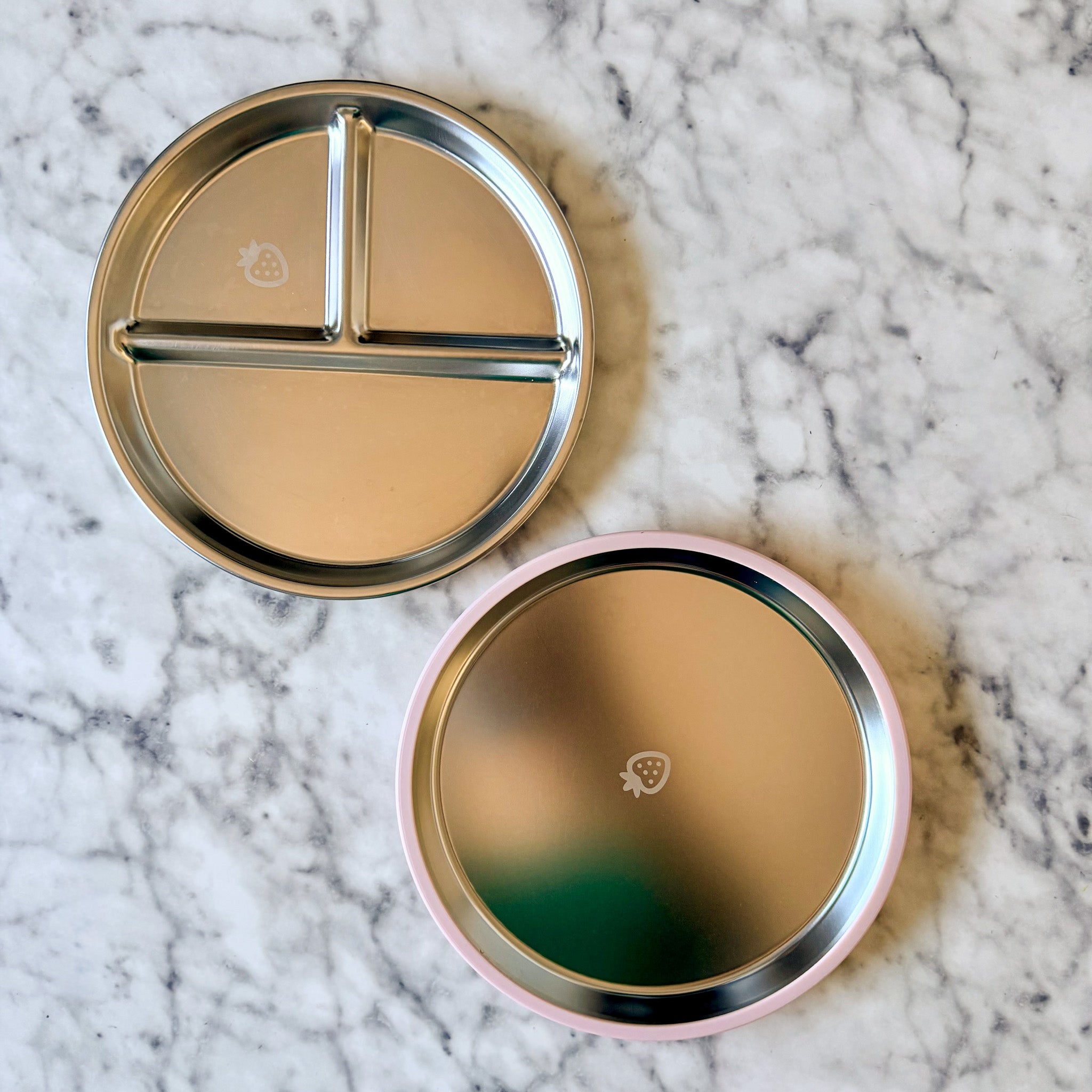 Biggie Stainless Steel - Suction Plate Set - Starting Solids