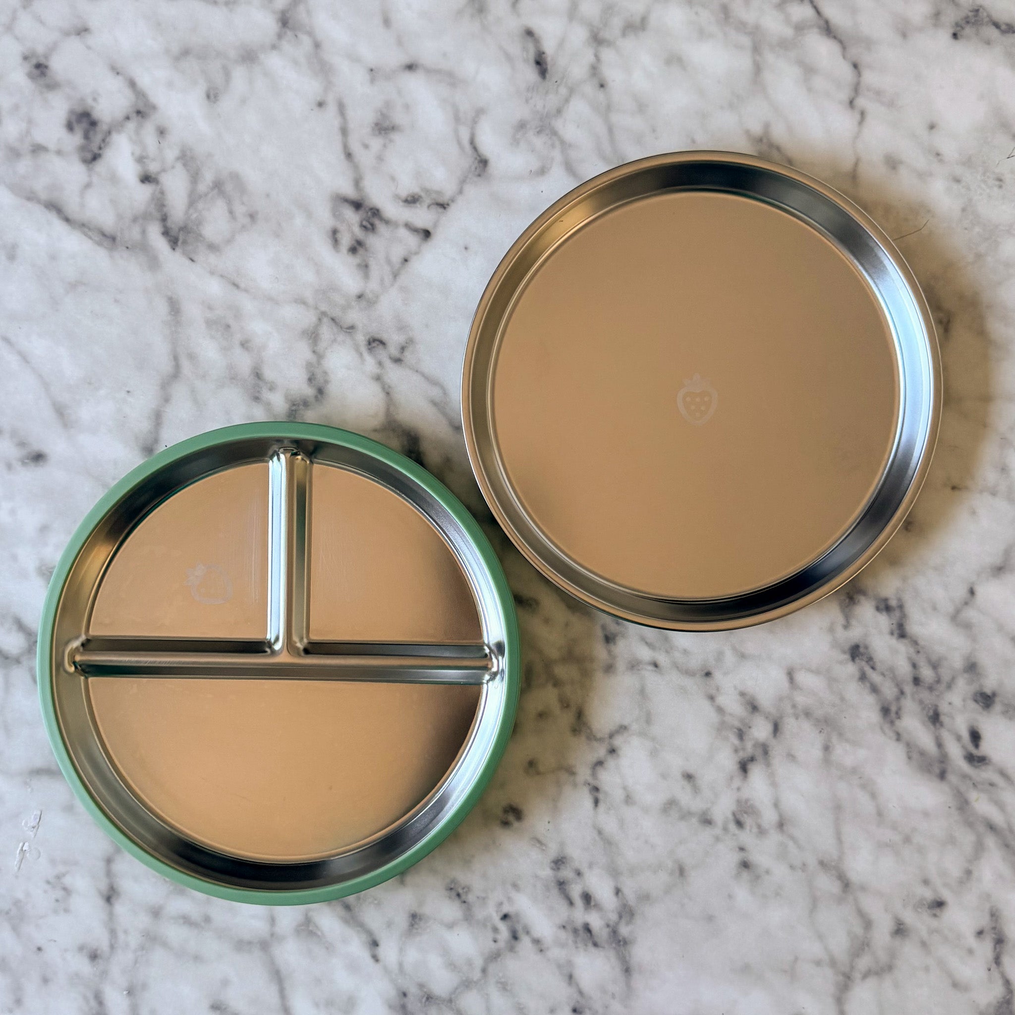 Biggie Stainless Steel - Suction Plate Set - Starting Solids