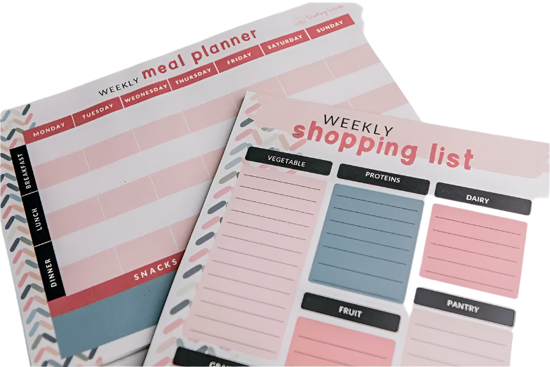 Starting Solids Meal Planning Notepad Pack