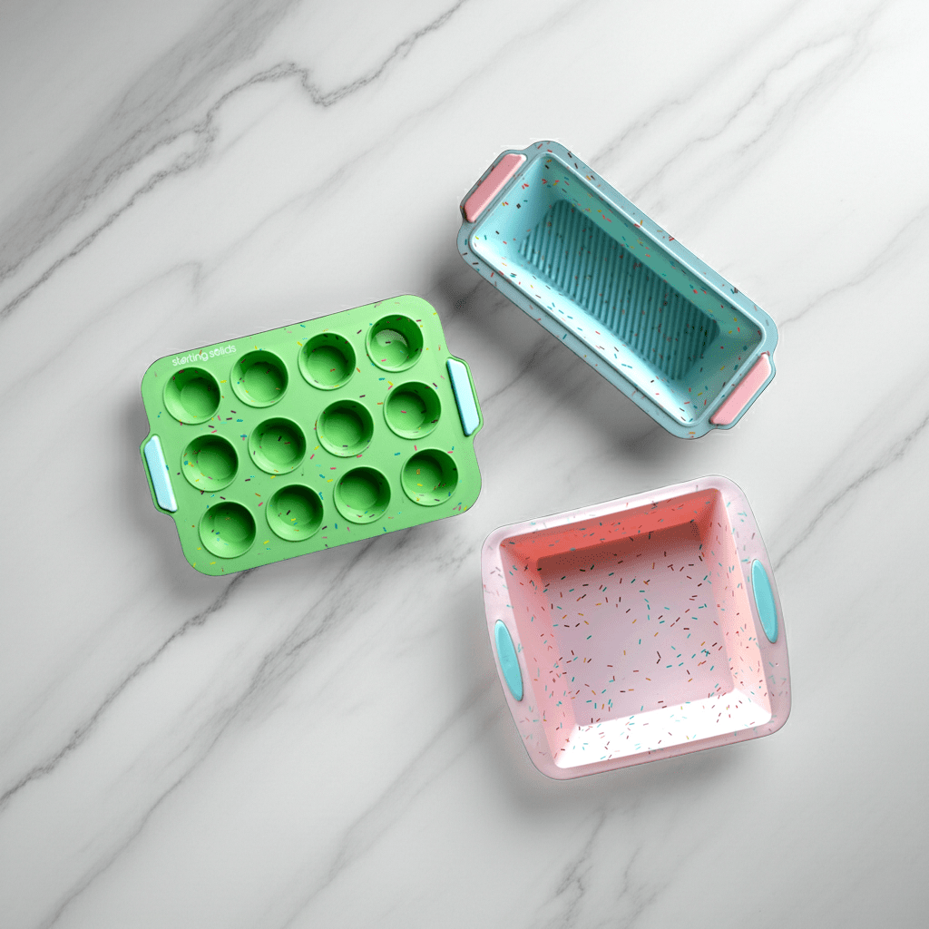 Bakie Bundle - Dainty Dozen, Little Loafie & Cutie Cakie Oven Trays - Starting Solids