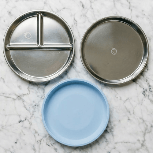 Biggie Stainless Steel Suction Plate Set - Starting Solids