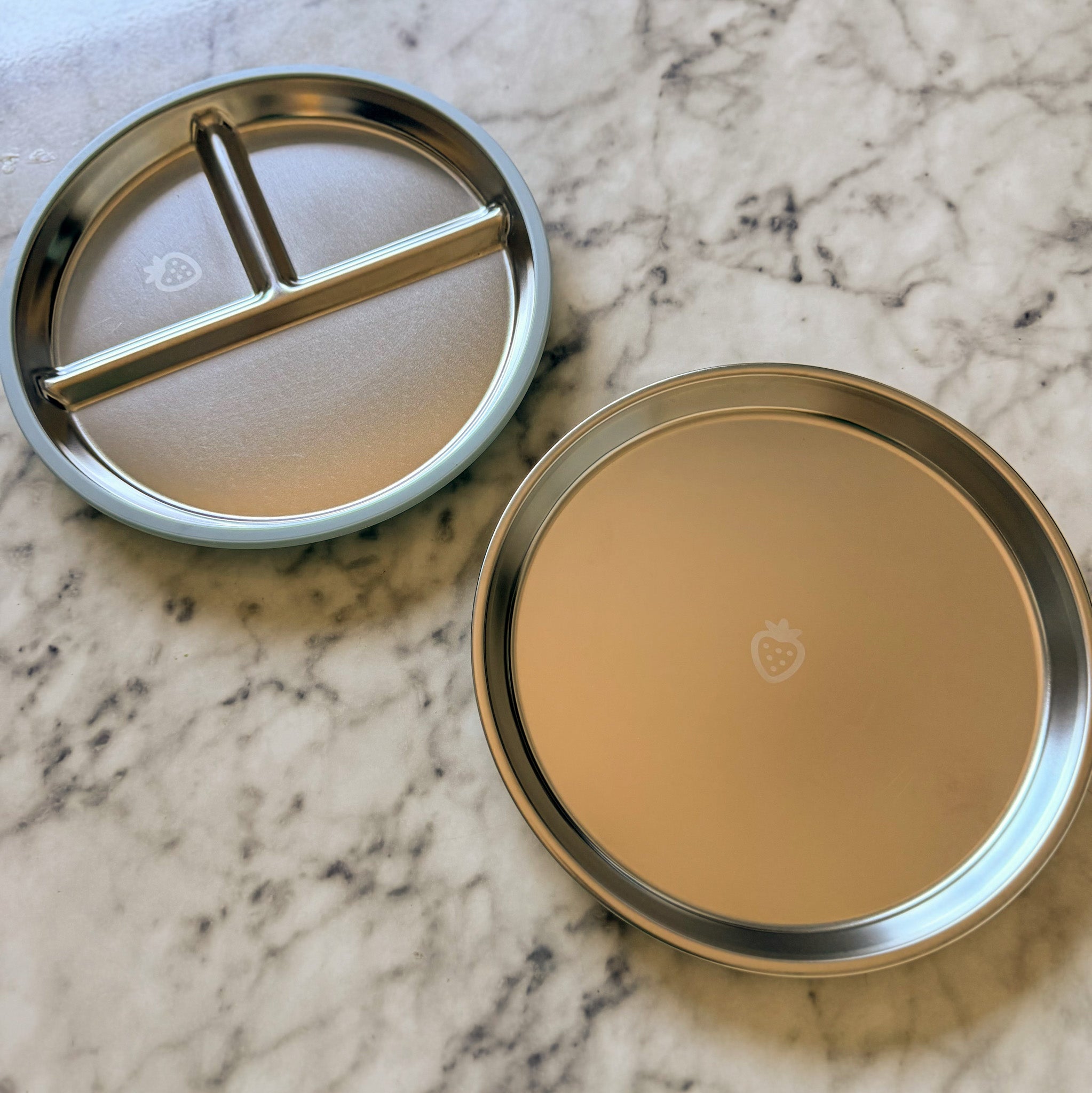 Biggie Stainless Steel Suction Plate Set - Starting Solids