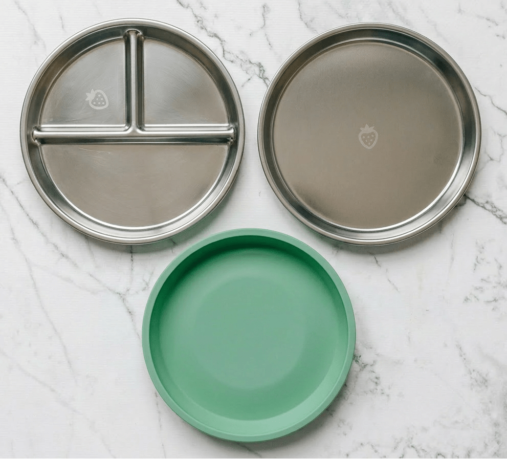 Biggie Stainless Steel Suction Plate Set - Starting Solids