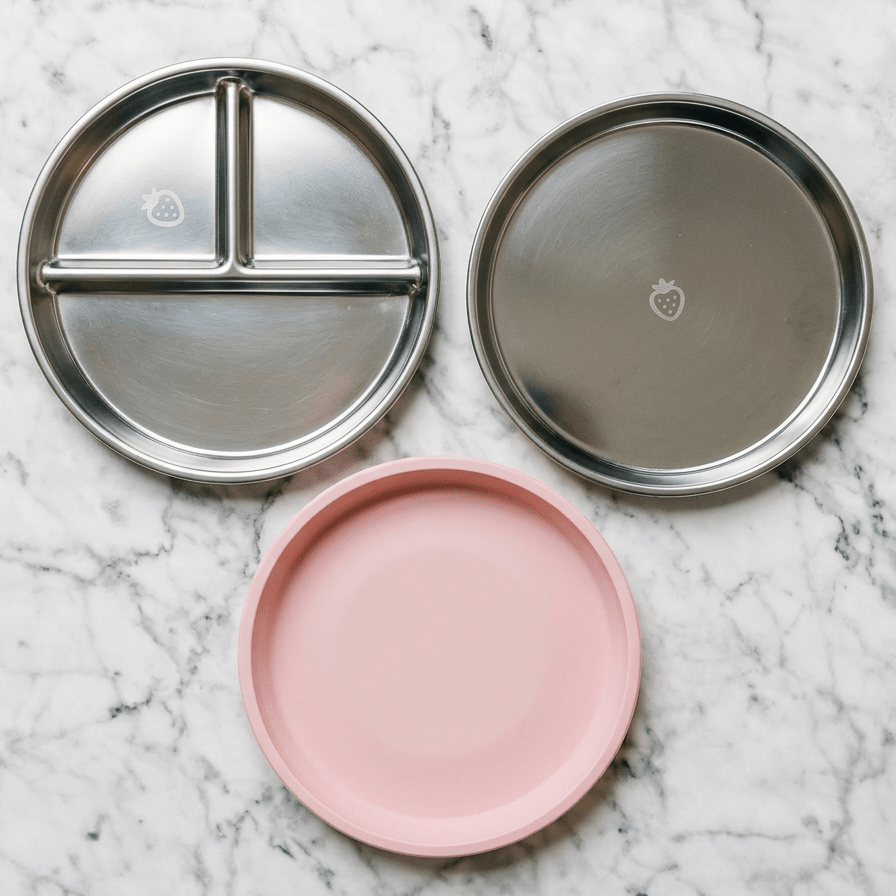 Biggie Stainless Steel Suction Plate Set - Starting Solids
