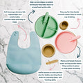 Deluxe starting solids starter set with each item listed.