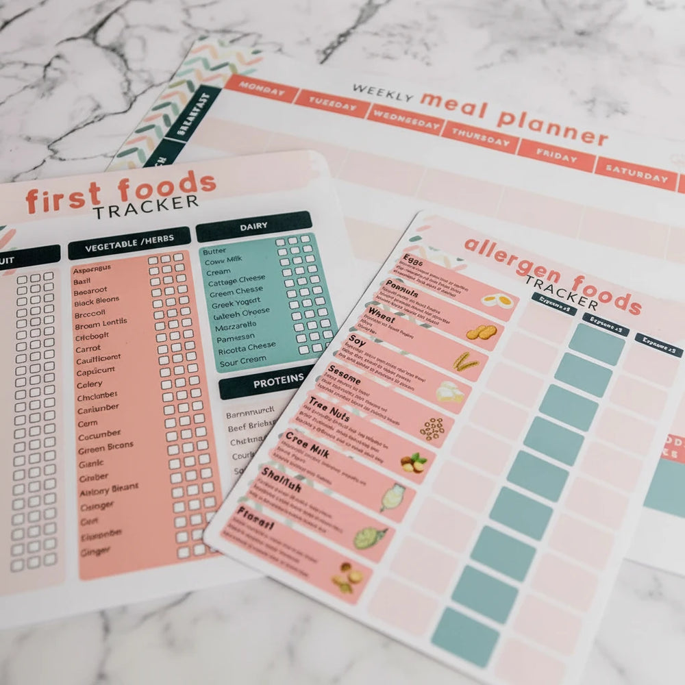 First Foods & Allergen Tracker Set in use