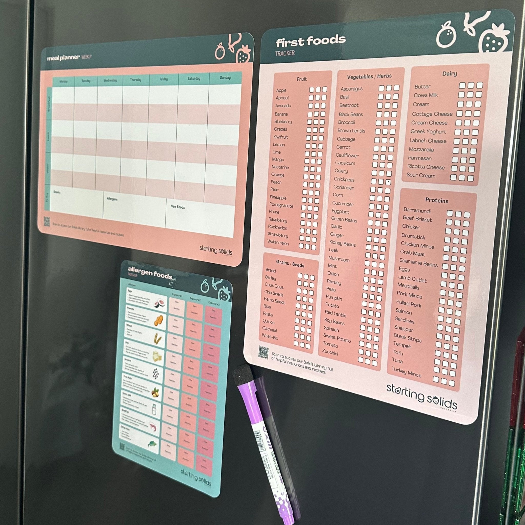 First Foods Tracker Set - Starting Solids