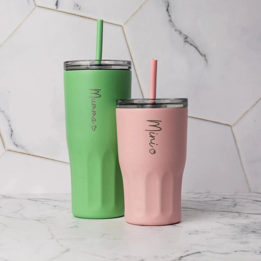 Mumma + Mini Straw Tumbler Gift Set