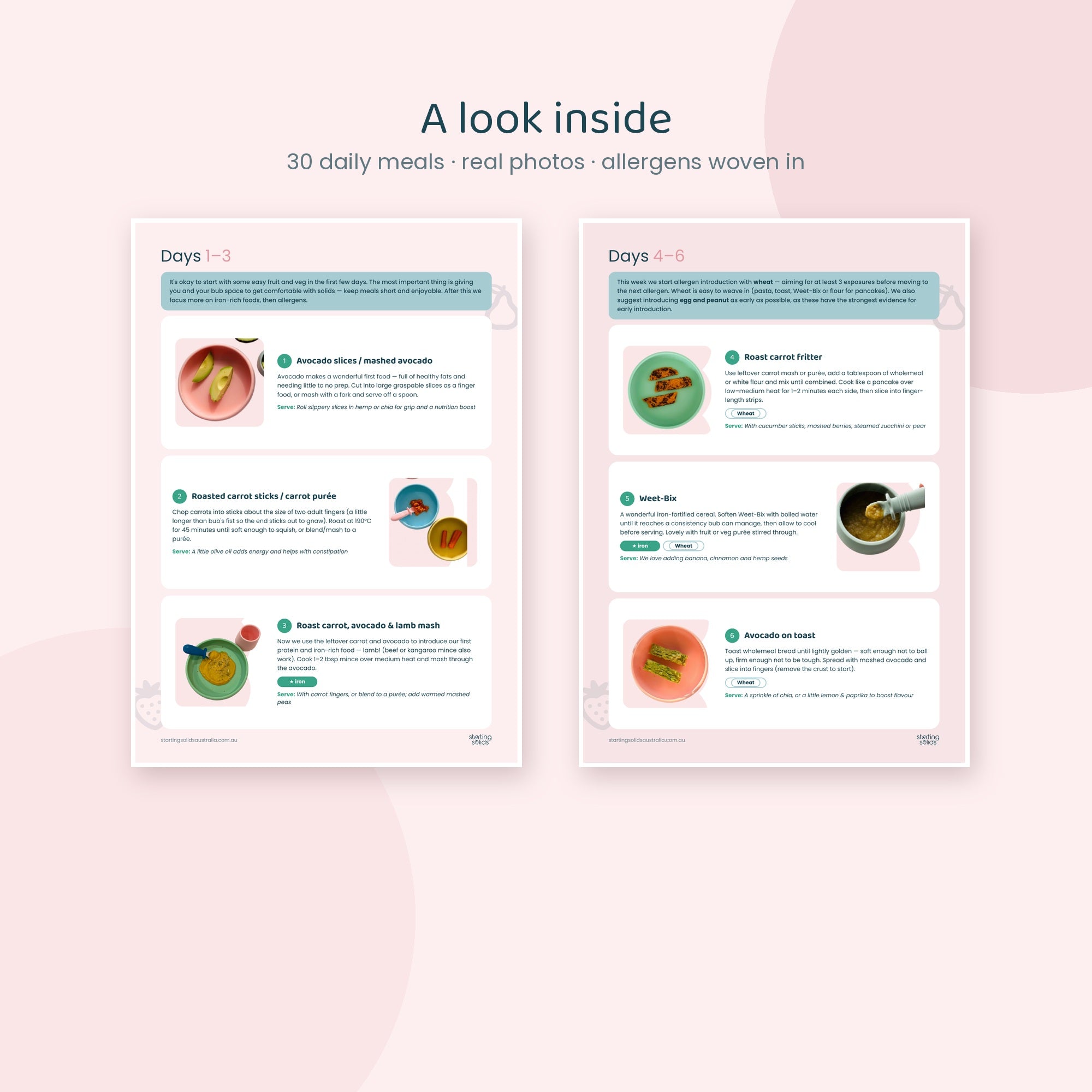 30 Days of First Meals E-Book