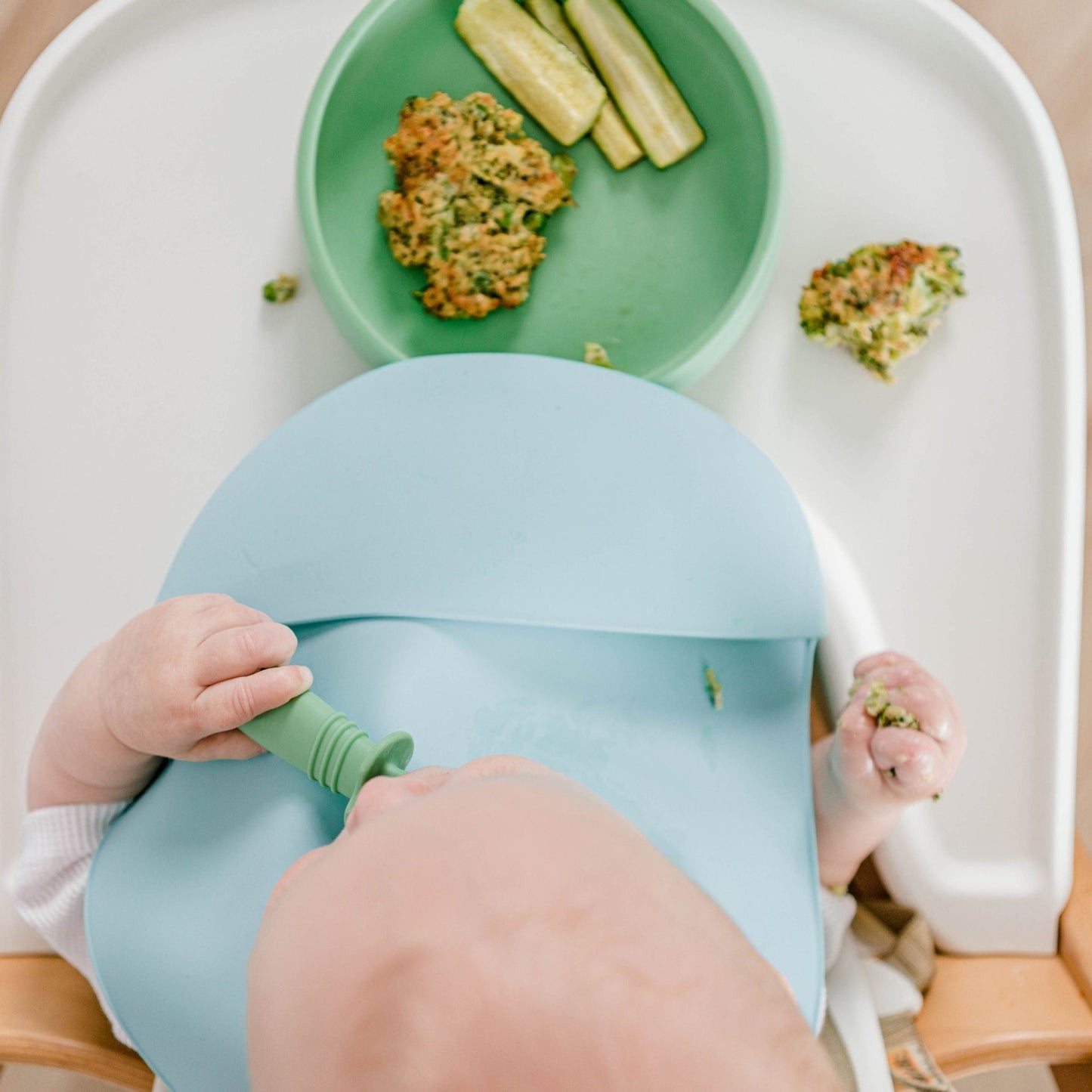 Silly Bib - SIlicone Feeding Bib - Starting Solids