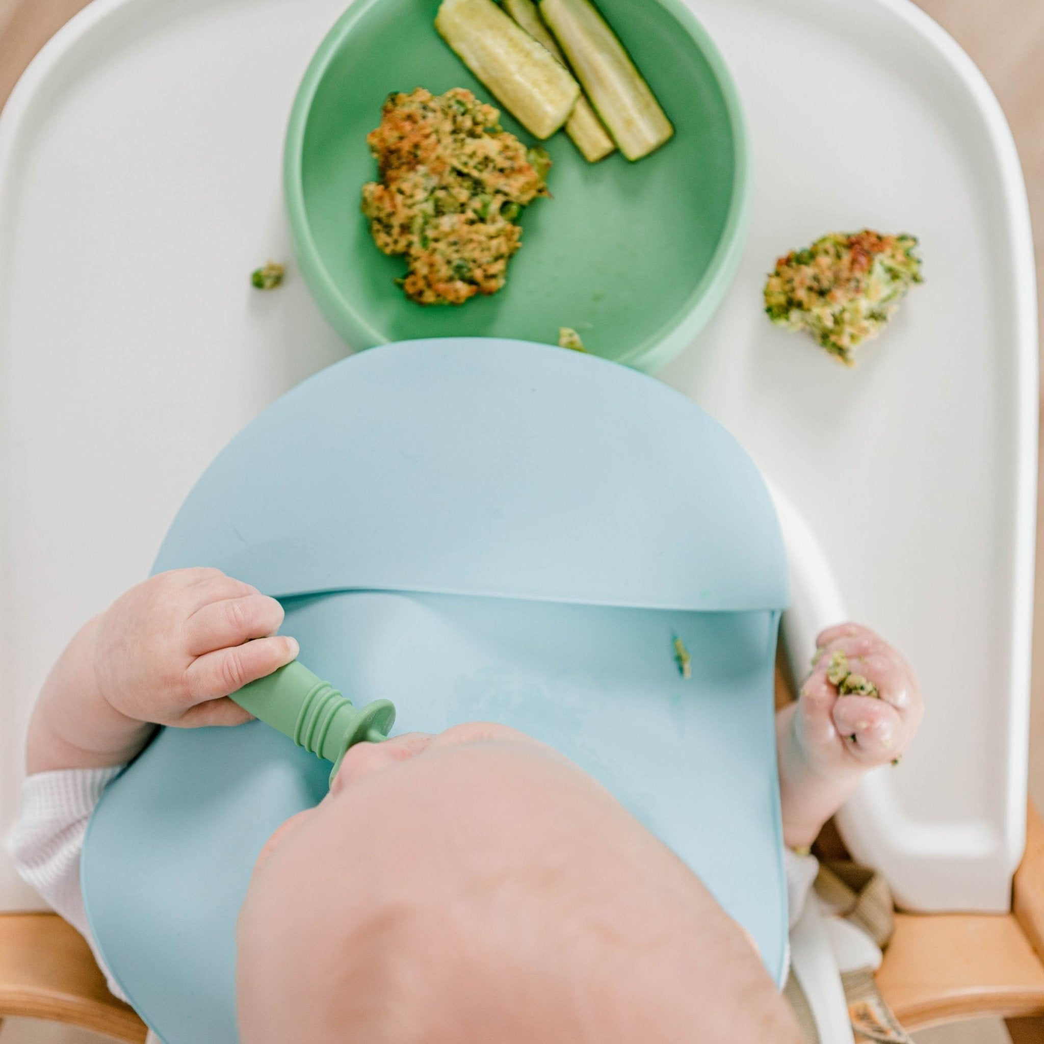 Silly Bib - SIlicone Feeding Bib - Starting Solids